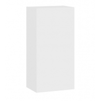 Шкаф навесной Глосс (ТриЯ) 450 Белый глянец, Стекло Белый глянец